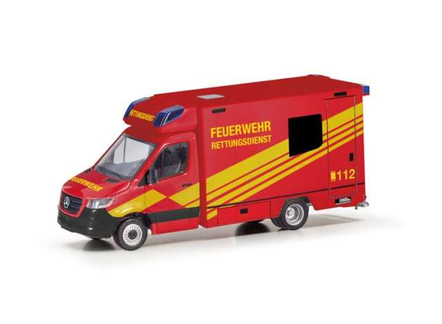 MERCEDES-BENZ Sprinter Fire Department, red / yellow 2018