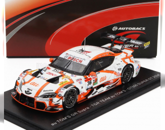 TOYOTA Supra Gr Team Tgr Tom's №36 Gt500 Class Super Gt (2024) Sho Tsuboi - Kenta Yamashita, White Orange