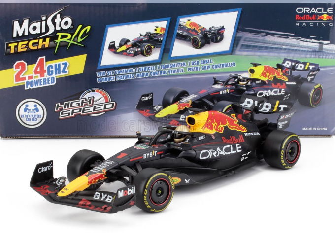 RED BULL F1 Rb19 Team Oracle Red Bull Racing №1 World Champion Season (2023) Max Verstappen, Matt Blue