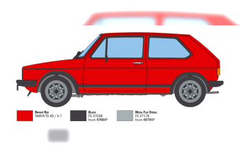 Сборная модель VOLKSWAGEN Golf GTI Rabbit