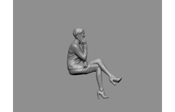 Фигурка Девушка с телефоном. (под покраску)