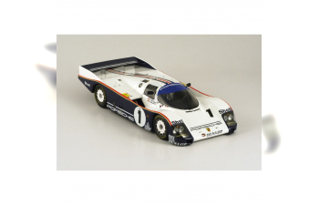 PORSCHE 962 C 1 Победитель LM 1986 D. Bell - A. Holbert - H. Stuck, white