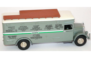 NAG BÜSSING Renntransporter car Union, grey white