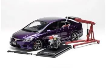 HONDA Civic Type-R FD2 (2007), violet