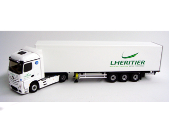 MERCEDES-BENZ ACTROS MP4 STREAMSPACE с полуприцепом "LHERITIER" 2014 White