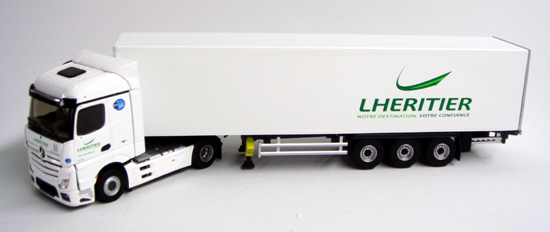 MERCEDES-BENZ ACTROS MP4 STREAMSPACE с полуприцепом "LHERITIER" 2014 White