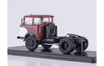 КАЗ 608 (четыре фары) седельный тягач, коричневый