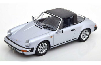 PORSCHE 911 3.2 Targa 1988, silver grey