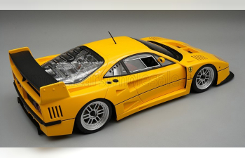 FERRARI F40 Lm Press Version (1996) - Bbs Silver Wheels, Giallo Modena - Yellow