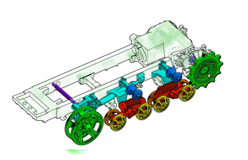 Наборные болотные гусеницы и ходовая часть на ДТ-75 и ДТ-75 второго поколения