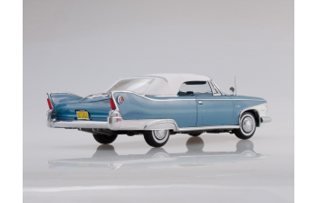 PLYMOUTH Fury Closed Convertible (1960), convertible white/twilight blue metallic