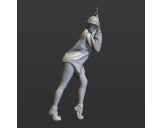 Фигура Сексуальный строитель, окрашенная