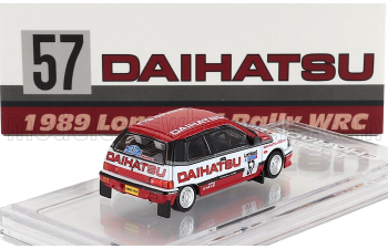 DAIHATSU Charade Gti №57 Rally Rac Lombard (1989) Terry Kaby - Kevin Gorlmley, White Red