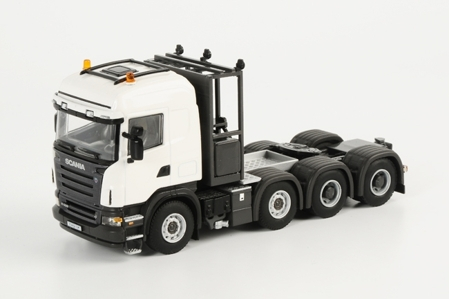 SCANIA R Highline 8x4, White Line 1:50, белый