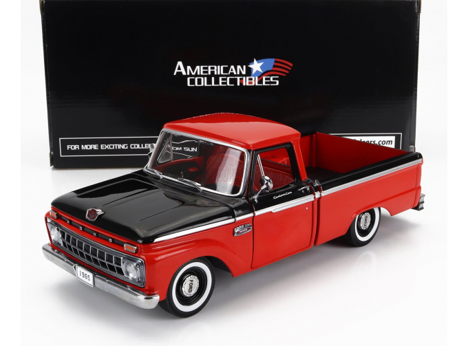 FORD F-100 Custom Cab Pick-up (1965), Red Black