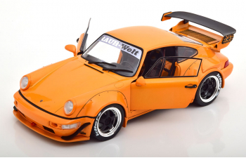 PORSCHE 911 (964) RWB (2016), orange-metallic