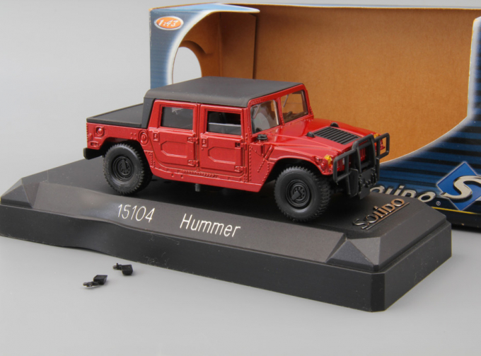 HUMMER H1, red / black