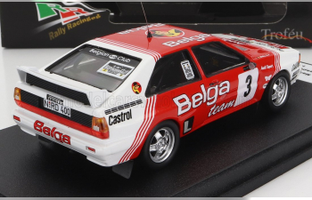 AUDI Quattro Belga N3 Winner Haspengouw (1983) M.Duez - W.Lux, Red White