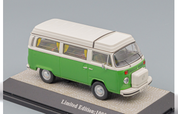 VOLKSWAGEN T2b Camper, green / beige