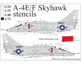 Декаль A-4E/F Skyhawk stencils