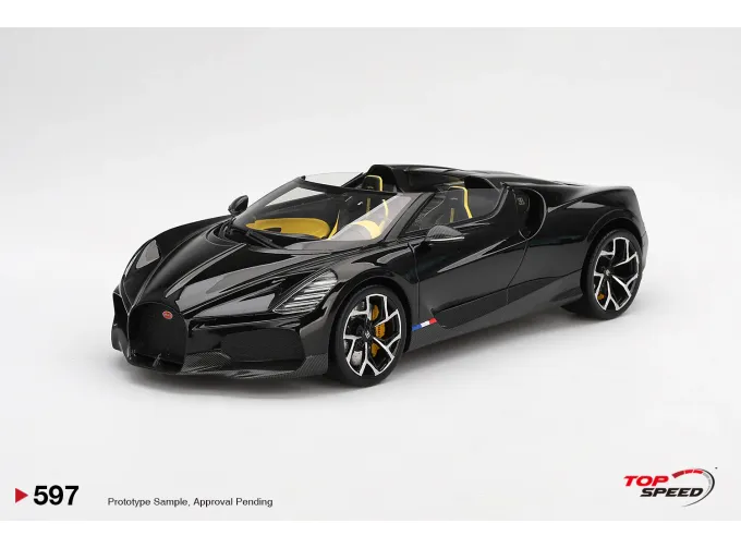 BUGATTI W16 Mistral (2023), black