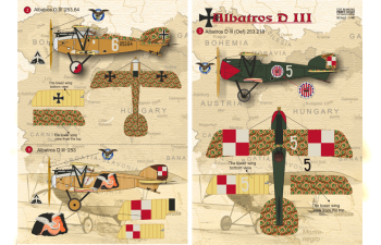 Albatros D.III The complete set 2 leaf Wet decal