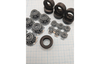 Комплект колес (шины+диски) для полуприцепа/прицепа 385/55 22,5