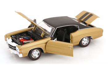CHEVROLET Chevelle Ss 454 Coupe (1971), Gold Met Black