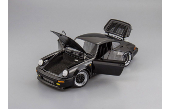 PORSCHE 911 (930) Turbo Wangan Midnight "Black Bird", black