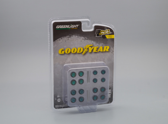 (Greenlight!) Набор "Wheel & Tire Packs Series 6" 4 комплекта колес Goodyear