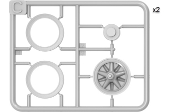 Сборная модель STEYER Rso/01 Tank Truck Military Cingolato With Trailer 1945