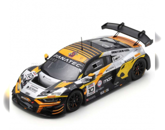 AUDI R8 Lms Gt3 Evo Ii Team Boutsen Vds №10 24h Spa (2023) L.Caribou - C.Gazeau - A.Cola - R.Meyuhas, Orange Silver Black