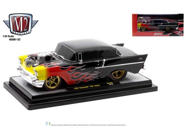 CHEVROLET 150 Sedan (1957), black/red/yellow