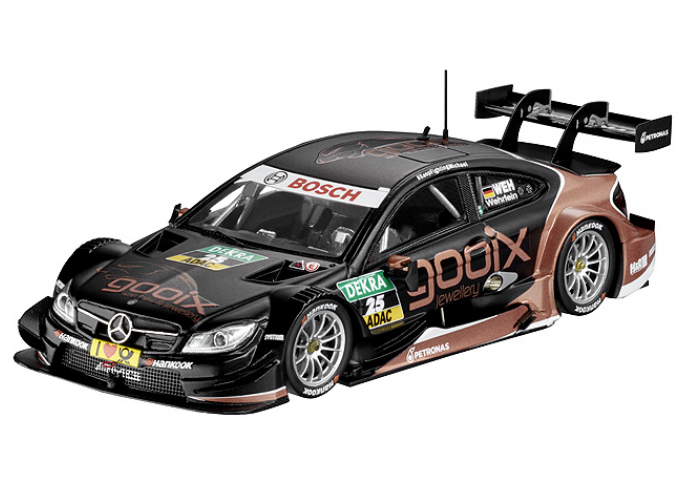 MERCEDES-BENZ AMG C-Coupe Паскаль Верляйн gooix DTM (2014), black / camel