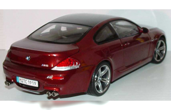 BMW M6 Coupe (E63) (2005), indianapolis red metallic