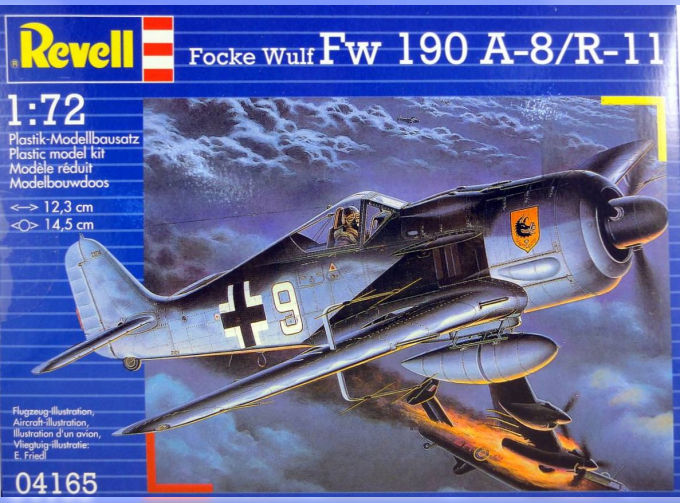 Сборная модель Немецкий истребитель Focke-Wulf Fw 190A-8/R-11