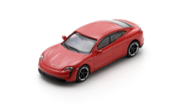 PORSCHE TAYCAN TURBO S (2021), red 