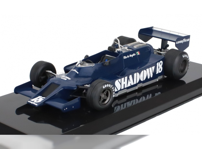 SHADOW F1 Dn9 №18 Season (1979) Elio De Angelis - Con Vetrina - With Showcase, Blue