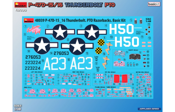 Сборная модель DRAGON WINGS P-47d-15/16 Thunderbolt Airplane Military 1942