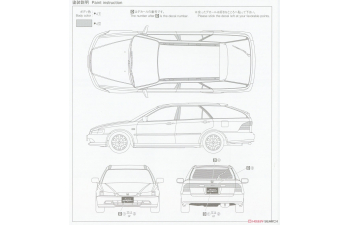 Сборная модель Honda Accord CF6