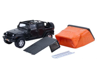 JEEP Wrangler Unlimited Rubicon Camping Camper (2008), Black