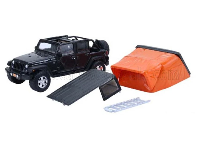 JEEP Wrangler Unlimited Rubicon Camping Camper (2008), Black