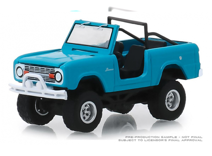 FORD Bronco Teal 4x4 1967 Blue