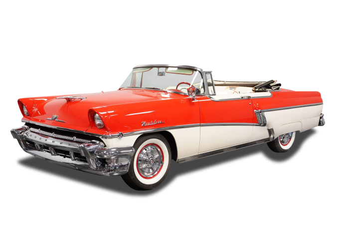 MERCURY MontClair Open Convertible (1956), carousel red/classis white 