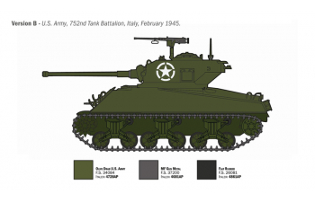 Сборная модель TANK M4a3 Wet Sherman Miltary 1945