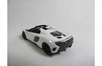 McLAREN 675 LT Spider (2017), white 