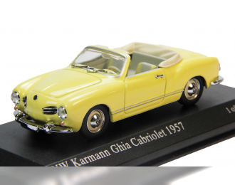 VOLKSWAGEN Karmann Ghia Cabriolet (1957), yellow