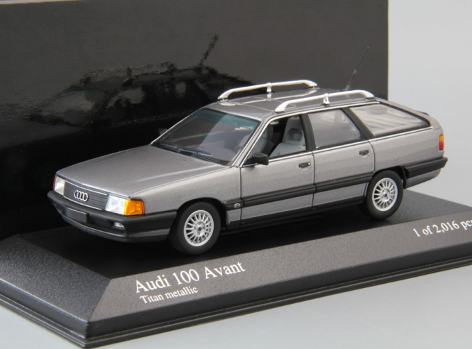 AUDI 100 Avant (1990), grey metallic