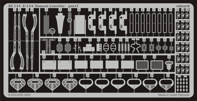 Фототравление для F-14A exterior