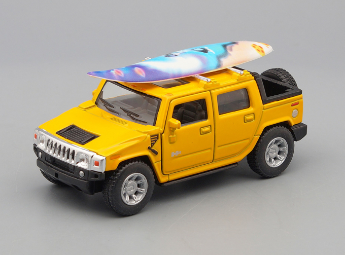 HUMMER H2 SUT Surfboard Pick-up (2005), yellow